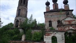Заброшенная церковь в вымершем селе Носачево