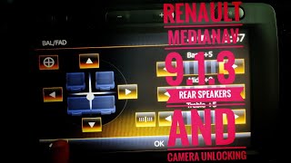 Medianav 9.1.3 rear speakers and camera unlocking