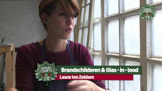 Laura ten Zeldam: Brandschilderen + Glas in lood