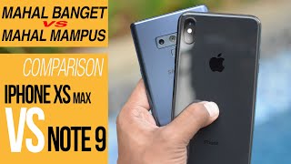 iPhone XS MAX vs Galaxy Note 9 COMPARISON REVIEW INDONESIA
