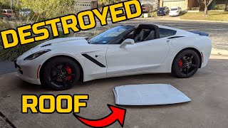 WHY TURO SUCKS! Renter DESTROYED my Corvette's roof