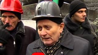 Ukrainian Miners Protest Cuts: Miners protest against cancellation of state support for mines