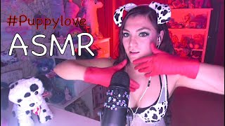 #Puppylove ASMR! Leather gloves and smoke + spot on tingles!