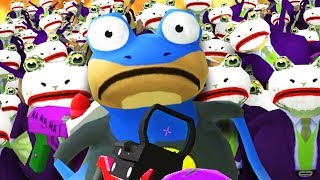 BAT FROG vs JOKE FROG ARMY! - Amazing Frog - Part 135 | Pungence