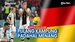 Miris! Menang Tapi Tak Masuk 16 Besar Piala Dunia 2022, Jerman Siapkan Koper Pulang Kampung