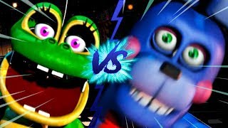 HAPPY FROG VS ROCKSTAR BONNIE - La Liga de FNAF | FIVE NIGHTS AT FREDDY'S ULTIMATE CUSTOM NIGHT J2