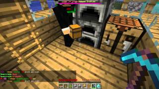 Выживание на сервере майнкрафта BananaCRAFT.su.#1.Построили дом для клана
