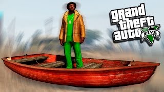 ТРЮКИ НА АВТОЗАКЕ И СУХОПУТНАЯ ЛОДКА - GTA 5 Online