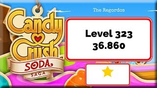 Candy Crush Soda Saga Level 323 - No Boosters