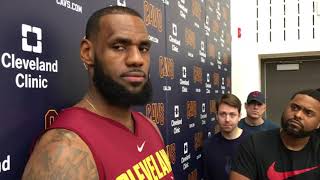 LeBron is not happy about /u/IT-3 revealing his conversation with Lonz