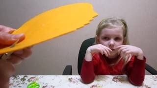 Делаем маску утенка (We make the mask of a duckling)