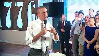 The President Visits 1776 to Talk About the Economy