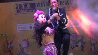 Ventriloquist dancing puppet