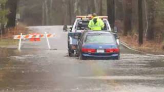 Woman rescued from car in North Andover