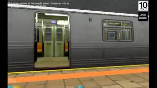 OpenBve:IND 63rd St:R46 Q Train to 21st Street Via 6 Ave line