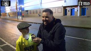 FAN CAM- READING 2-1 MILLWALL "I HAVE TO GO TO SCHOOL WITH READING FANS"