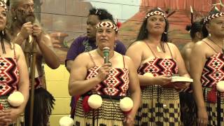 Welcoming Ceremony for Te Waka Huia