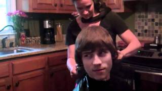 TY GETS A HAIRCUT