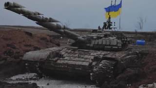 Танковый бой в Дебальцево