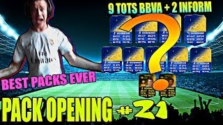FIFA 14 | 9 TOTS BBVA + 2 INFORM | BEST PACK OPENING EVER