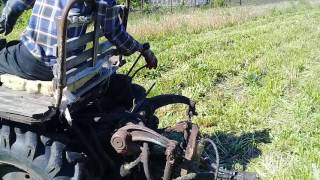 Самодельная гидравлическая косилка для минитрактора( homemade hydraulic mower for minitractor)