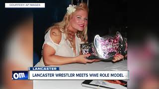 Lancaster wrestler meets WWE role model