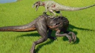 VELOCIRAPTOR MAX Vs INDORAPTOR,DILOPHOSAURUS,DEINONYCHUS - Jurassic World Evolution