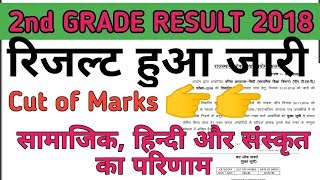 Rpsc 2nd grade result 2018// hindi,sst, sanskrit result 2018