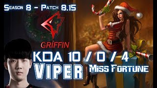 GRF Viper MISS FORTUNE vs KAI'SA ADC - Patch 8.15 KR Ranked