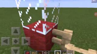 How to make a popcorn machine in minecraft pe