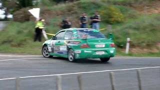 Hayden Paddon tarmac drifts - Day 2 Targa NZ 2009