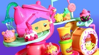 Num Noms Go-Go Cafe Playground Playset Play Doh Mystery Surprise Boxes NumNoms Spinning Donut Wheel
