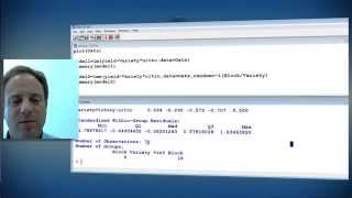 Mixed effects models with R