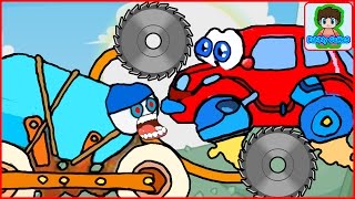 wheely Вилли мультик как игра для детей про красную машинку от Фаника