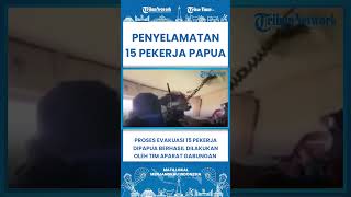 SHORT Detik detik 15 Pekerja di Nduga Papua Berhasil Dievakuasi TNI Polri