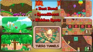 • Fun Run 3 Arena • TURBO TUNNELS | BEST ROAD, SPEEDBURST & HIDDEN SPOTS!