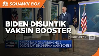 Biden Disuntik Vaksin Booster