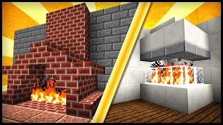 12 Fireplace Designs & Ideas! - Minecraft