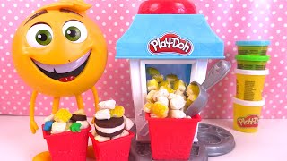 Play Doh Machine à popcorn Pâte à modeler avec Emoji