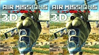 3D VR video Air Missions HIND 3D TV VR box 3D SBS Google Cardboard