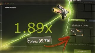 TRIPLING MY MONEY ON | CSGOCRASH.COM