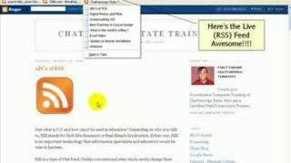 RSS feeds (live bookmarks) in FireFOX