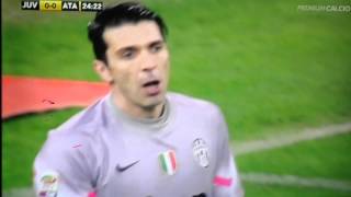 Juventus-Atalanta 2-1  Buffon bestemmia ripetutame