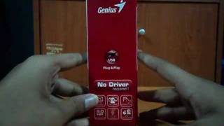 Genius Facecam 1000 HD webcam Unboxing