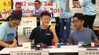 6.54 NR2 single  3x3 Cube-Sabah Cube Open 2018