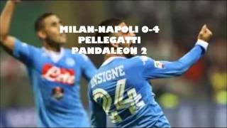 MILAN-NAPOLI 0-4 commento PELLEGATTI ai gol del Napoli(04\10\2015)