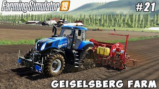 Sowing cereals, planting potatoes, weed control | Geiselsberg Farm | Farming simulator 19 | ep #21
