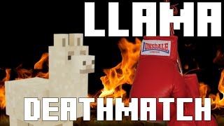 Minecraft LLAMA DEATHMATCH (MOB BATTLE ARENA)