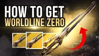 How To Get Worldline Zero Exotic Sword! Destiny 2 Warmind Exotic Guide