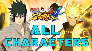 Naruto Shippuden: Ultimate Ninja Storm 4 - All Characters & Costumes (DLC Pack 1 & 2) [HD]